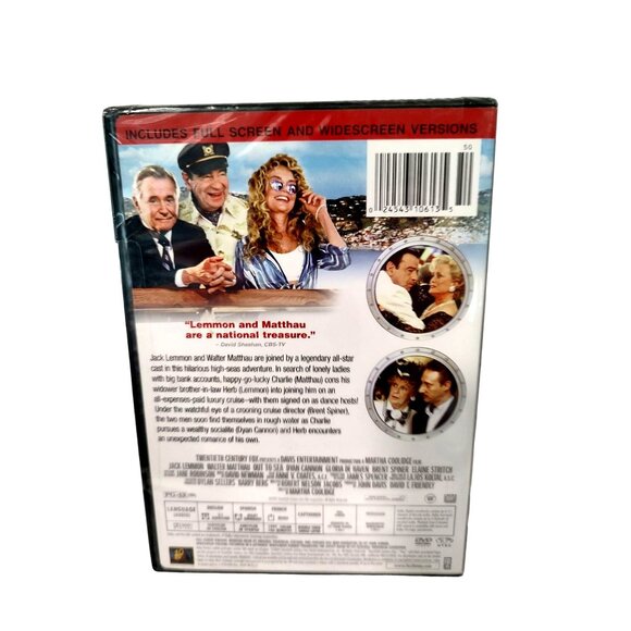 Vintage 1997 Out To Sea DVD Jack Lemmon & Walter Matthau Comedy Classic New Seal - Picture 2 of 6